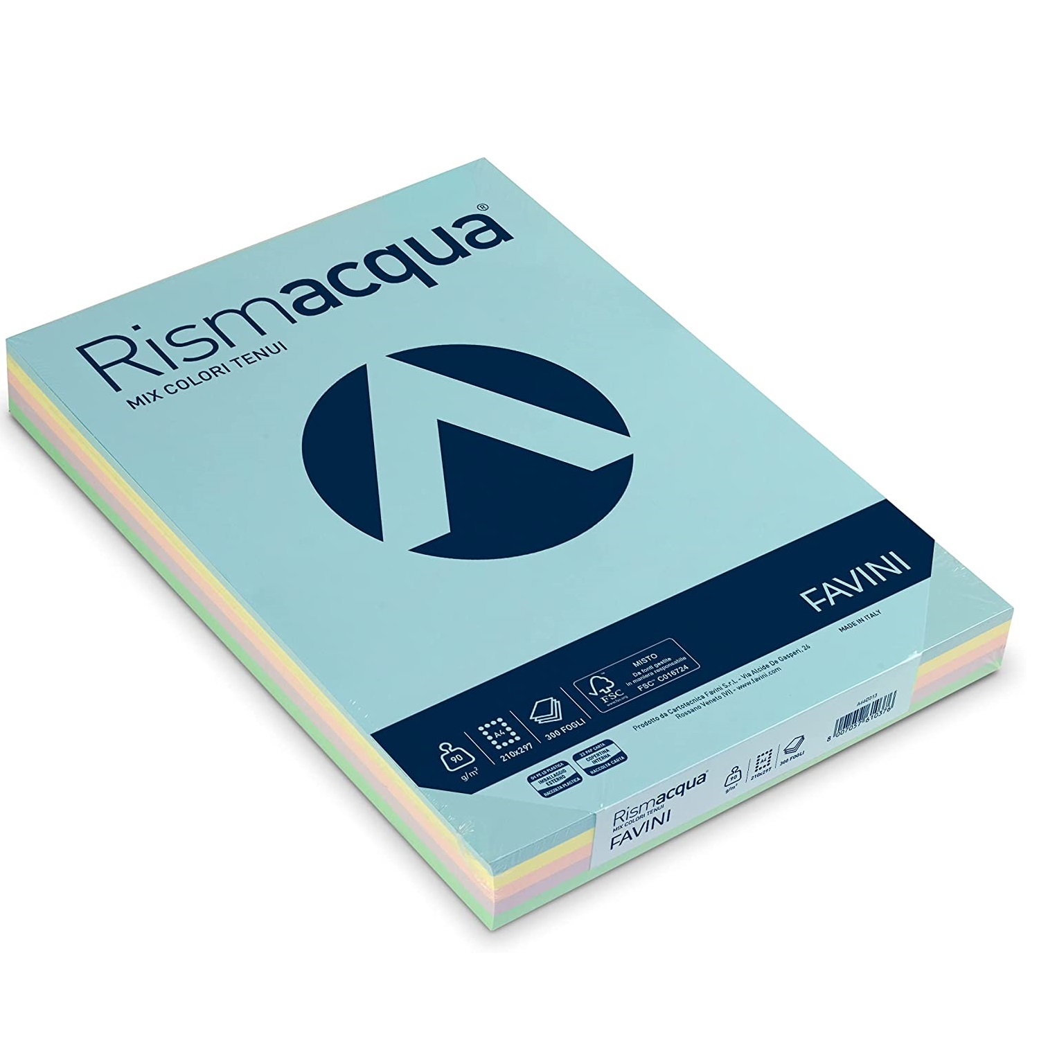 risme cartoncini colorati assortiti da 300 - Loveoffice
