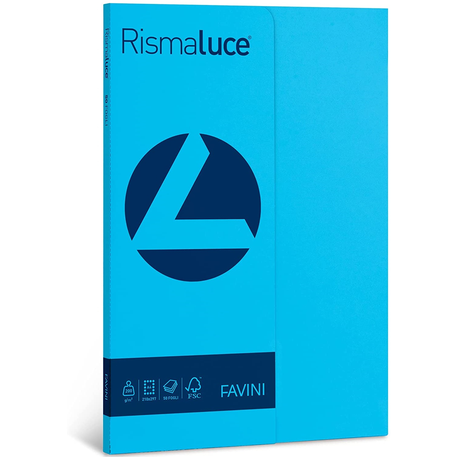 cartoncini colorati rismaluce 50 fogli - Loveoffice