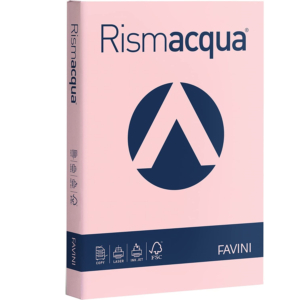 Cartoncini colorati Rismacqua Favini A3 - 140 g/m² - Rosa - 29,7x42 cm (200 fogli)-0