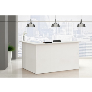 Bancone reception lineare Musa Artexport - Bianco - 196x76 cm-0