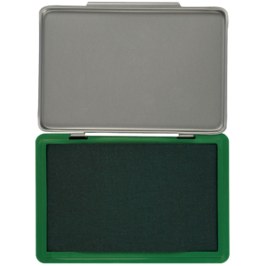 Cuscinetto per timbri Q-Connect 11x7 cm Verde KF25210