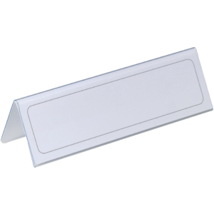 Portanomi DURABLE da tavolo polietilene Trasparente inserto 61/122 x 210 mm - 805219 (conf.25)