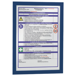 Magaframe Durable - A4 - Blu - 4872-07 (conf.2)