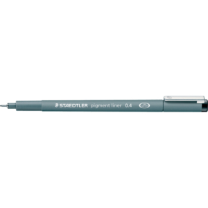 Fineliner a punta graduata pigment liner Staedtler Nero - 0,4 mm