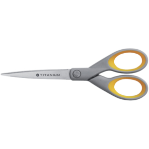 Forbici Titanium Super Westcott - 18 cm - simmetrica - Giallo/Grigio E-30470 00