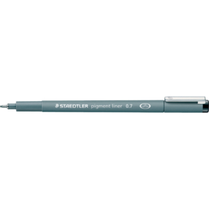 Fineliner a punta graduata pigment liner Staedtler Nero - 0,7 mm
