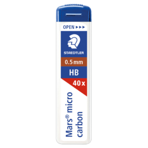 Mine sottili Staedtler HB per portamine - Mars Micro Carbon - Ø0,5 mm (conf.40)
