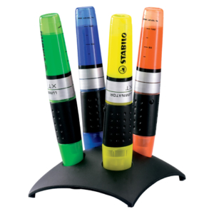 Set evidenziatori Stabilo con desk in plastica - Luminator - Assortito - 2-5 mm (conf.4)