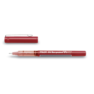 Roller Hi-Tecpoint V5 Pilot - Rosso - ad ago 0,5 mm - 011692