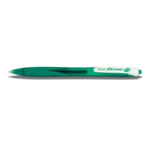 Penna a sfera ecologica a scatto Pilot Rexgrip Begreen - 0,7 mm - Tratto F - Verde