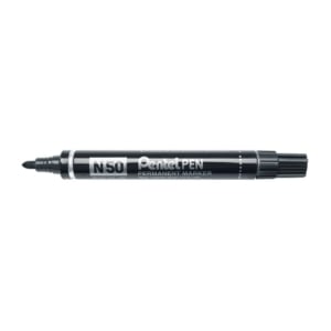 Pentel pennarello indelebile Nero - Pentel N50 - tonda - 4,3 mm