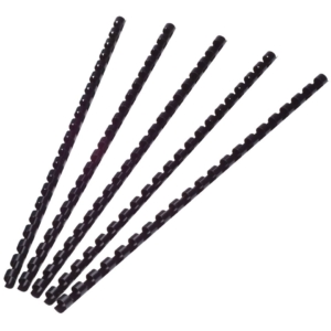 Dorsi a spirale Q-Connect A4 Nero 6 mm - fino a 25 fogli (conf.100)