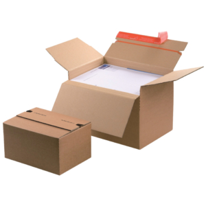 Scatole automontanti Colompac - Avana - 23,8x17x6-13 cm - CP141.101