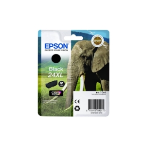 Cartuccia Originale Epson C13T24314010 A.R. RS Claria Photo HD 24XL/ELEFANTE Nero
