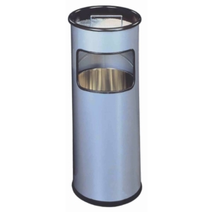 Posacenere in metallo con sabbia Durable - Argento - 62x26 cm