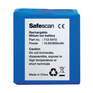 Batteria per rilevatore banconote false SafeScan - Nero - 112-0410