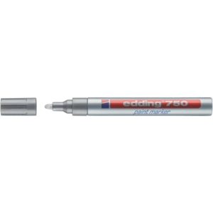 Pennarello a vernice Argento - Edding 750 - tonda - 2-4 mm