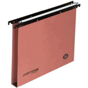 Cartelle sospese per cassetto Linea Cartesio Bertesi 240 g/m² - Interasse 33 cm - Fondo a U3 cm (conf.50)