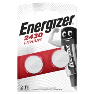 Batterie al litio a bottone ENERGIZER CR2430 - E300830303 (conf.2)