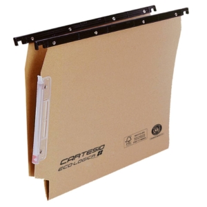 Cartelle Sospese per armadio Linea Cartesio Eco-logica Bertesi 240 g/m² - Interasse 33 cm - Fondo a V (conf.25)