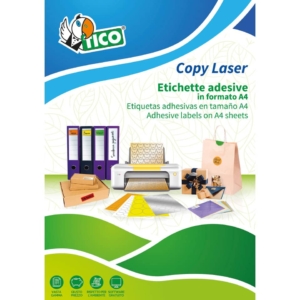 Etichette rettangolari Bianche TICO 45x25 mm (100 fogli)