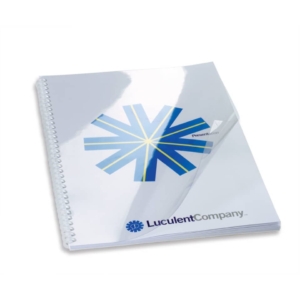 Copertine in PVC per rilegatura GBC - A4 - 180µm - Trasparente - CE011880E (conf.100)