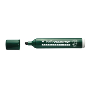 Tratto Marker Pennarello indelebile Verde - scalpello - 1- 5 mm - 840104