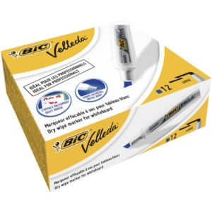 Pennarello per lavagne Bianche Bic Velleda 1781 - Blu - scalpello - 3,2-5,5 mm