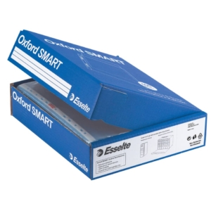 Buste a perforazione universale Esselte Office - goffrate antiriflesso - 22x30 cm (conf.400)