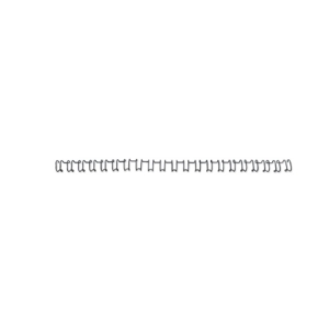 Dorsi metallici a 21 anelli GBC - 6 mm - 55 fogli - Nero - IB165023 (conf.100)