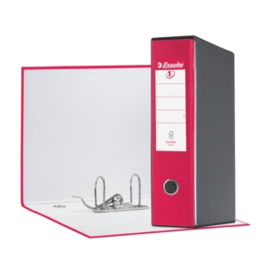 Raccoglitore ufficio Esselte Eurofile - protocollo - Dorso 8 cm - 23x33 cm - Fucsia - 390755900