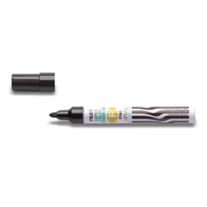 Pennarello indelebile punta tonda SCA Pilot - Nero - tonda - 1 mm - 002412