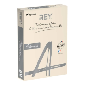 Carta colorata A4 AvorioINTERNATIONAL PAPER Rey Adagio 80g/m² (risma 500 fogli)