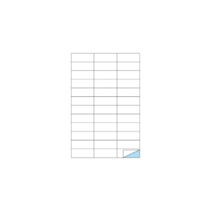 Etichette adesive Bianche Markin - 70x25 mm - 100 fogli da 36 etichette cad. - X210C506 (conf.3.600 etichette)