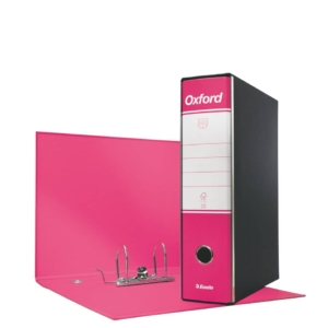 Esselte Raccoglitore Oxford Fucsia - registratore commerciale 23x30cm - Dorso 8 cm - F.to esterno 29,5x32cm