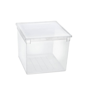 Contenitore multiuso TERRY Light Box 52 - XXL - 37,6 cm x P 52 cm x H 31 cm - 50 litri Trasparente