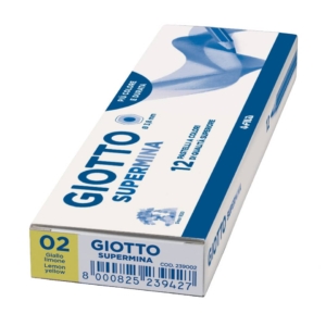 Pastello colorato GIOTTO Supermina Giallo limone - 3,8 mm - da 3 anni in poi