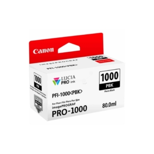 Cartuccia Canon Originale Ink-jet 0546C001 Cartuccia PFI-1000PBK - 80 ml - Nero foto