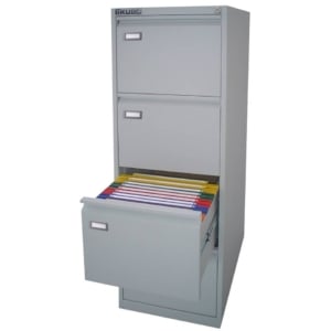 Classificatore Kubo Bertesi - Grigio - 4 cassetti - 46x62xh.132 cm
