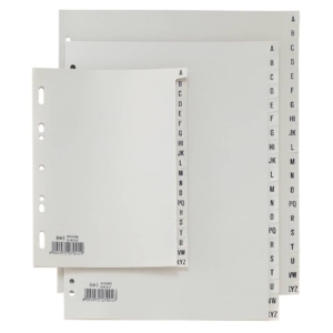 Intercalari per rubrica alfabetica Record in PP Sei Rota - 21x29,7 cm - 581401