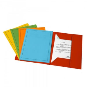 Cartelle a 3 lembi Fraschini Bristol 25x35 cm Blu (conf.25)