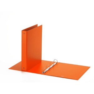 Raccoglitore ad anelli A4 Europa Elba - 22x30 cm - Dorso 4 cm - Arancio