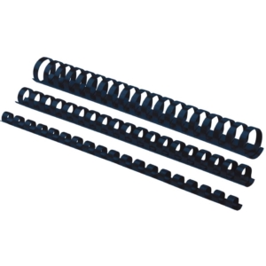 Dorsi plastici a 21 anelli Fellowes - 22 mm - 180 fogli - Blu - 5347903 (conf.50)
