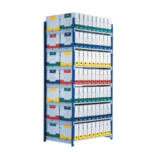 Aggiunta per Scaffalatura metallica RANG'ECO Paperflow Blu - 5 ripiani - 125x70x200 cm