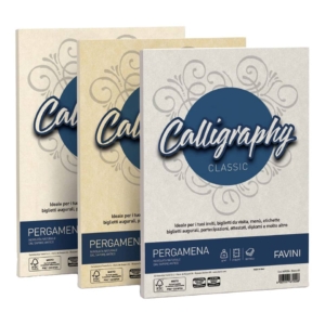 Calligraphy Favini Pergamena Liscio - crema - fogli A4 90g/m² - A692204 (conf.50)