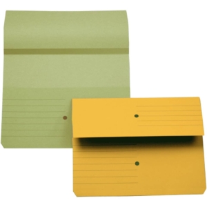 Cartelline canguro - 4company - woodstock - 225g/m² - 32,5x25,5 cm - Verde (conf.10)