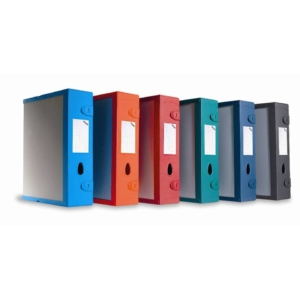 Scatola Archivio Combi Box E500 Fellowes - Dorso 9 cm - Blu navy