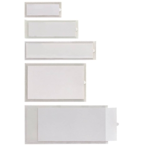 Portaetichette adesive IesTI Sei Rota - Inserto in cartoncino incluso - 2,4x6,3 cm (conf.10)