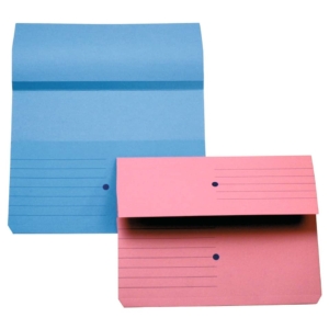 Cartelline canguro - 4company - woodstock - 225g/m² - 32,5x25,5 cm - Rosa (conf.10)