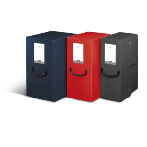 Scatola progetto con maniglia Pick Up Fellowes - Dorso 16 - 25x35 cm - Rosso - spess. 2 mm - 40273